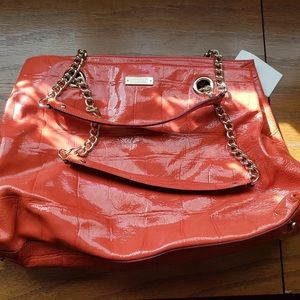 Kate Spade Red Purse Alligator